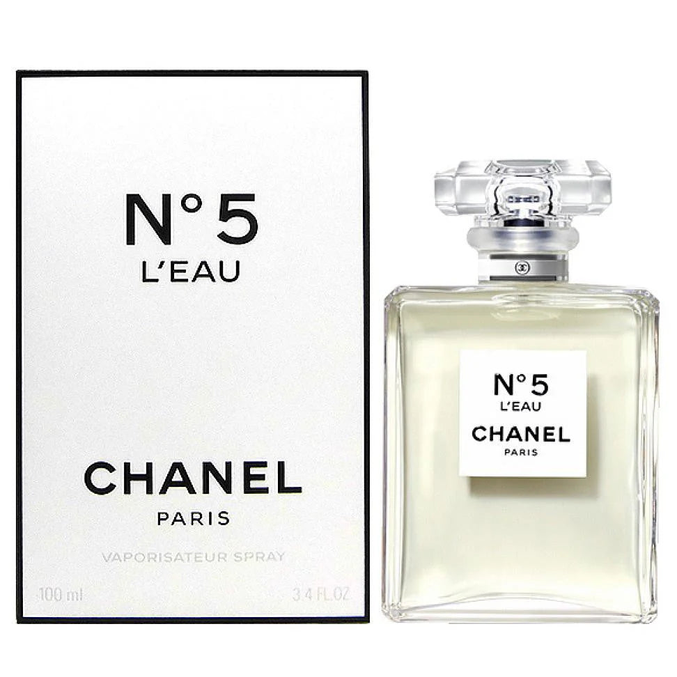 Chanel No. 5 L’Eau EDT 100ml / 3.4oz – Fresh Floral Women’s Perfume, Luxury Everyday Fragrance