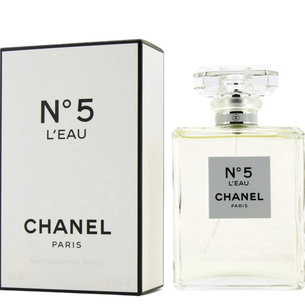 Chanel No. 5 L’Eau EDT 100ml / 3.4oz – Fresh Floral Women’s Perfume, Luxury Everyday Fragrance