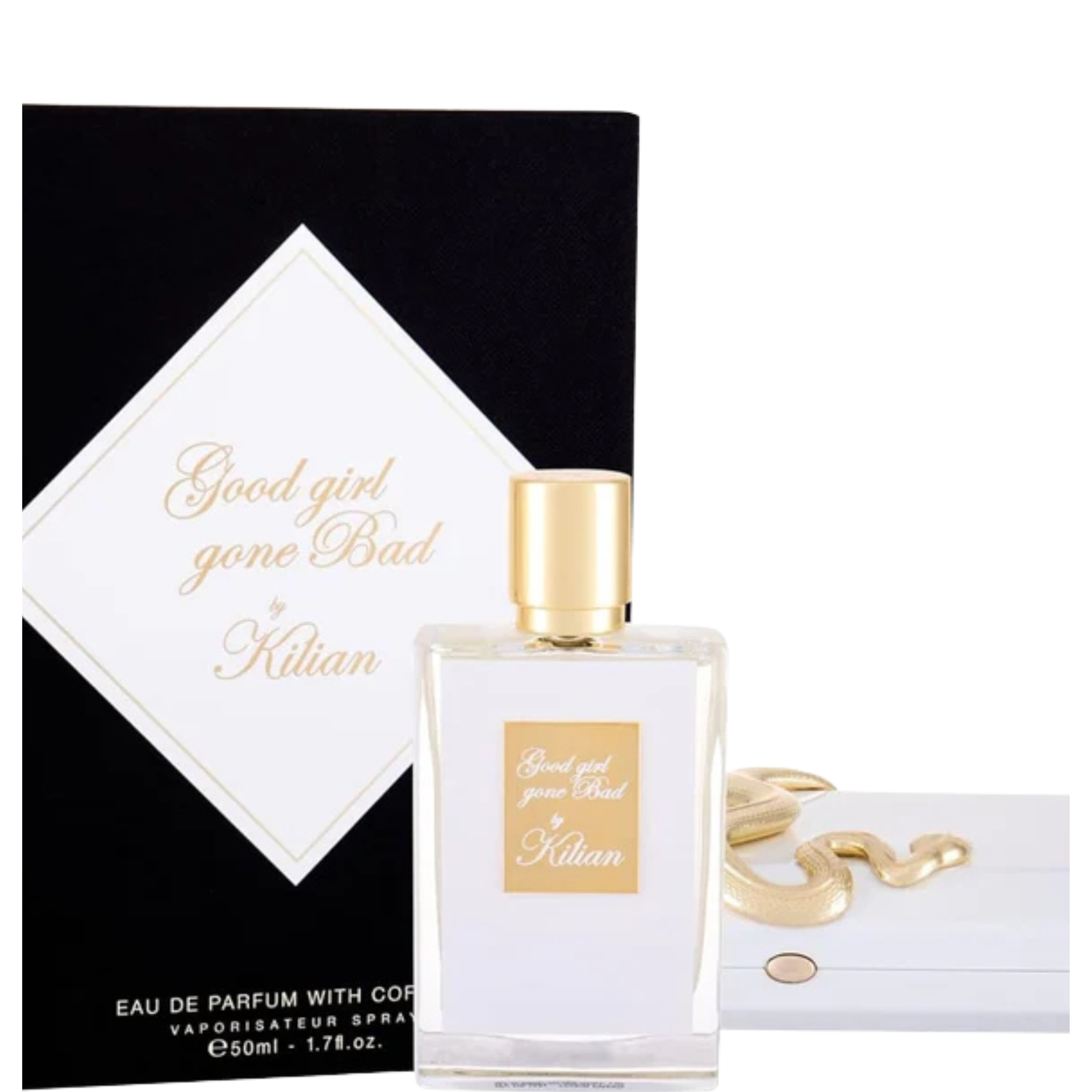 By Kilian Good Girl Gone Bad Eau De Parfum 50ml with Clutch – Luxury Women’s Floral Fruity Perfume