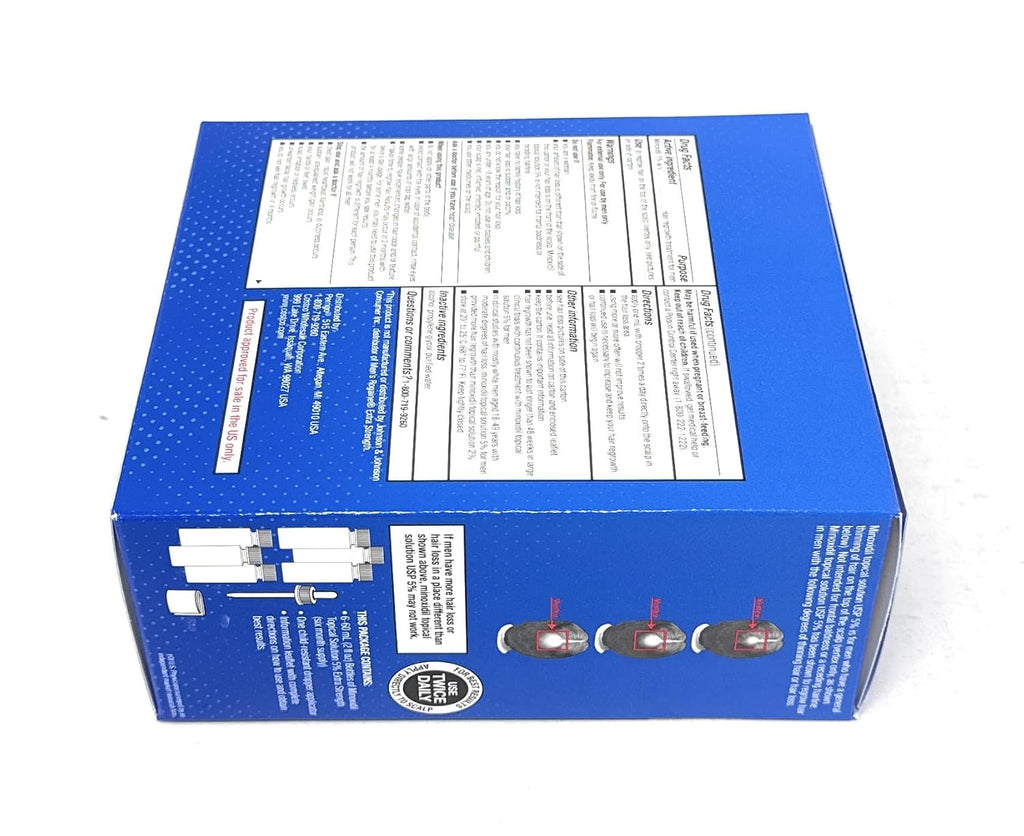 Minoxidil 5% Extra Strength Hair Regrowth Solution 6 Months