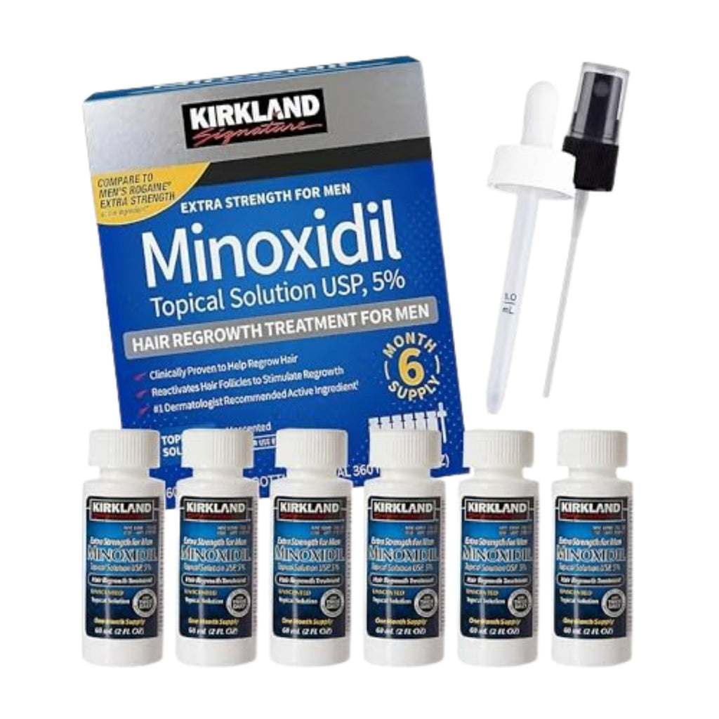 Minoxidil 5% Extra Strength Hair Regrowth Solution 6 Months