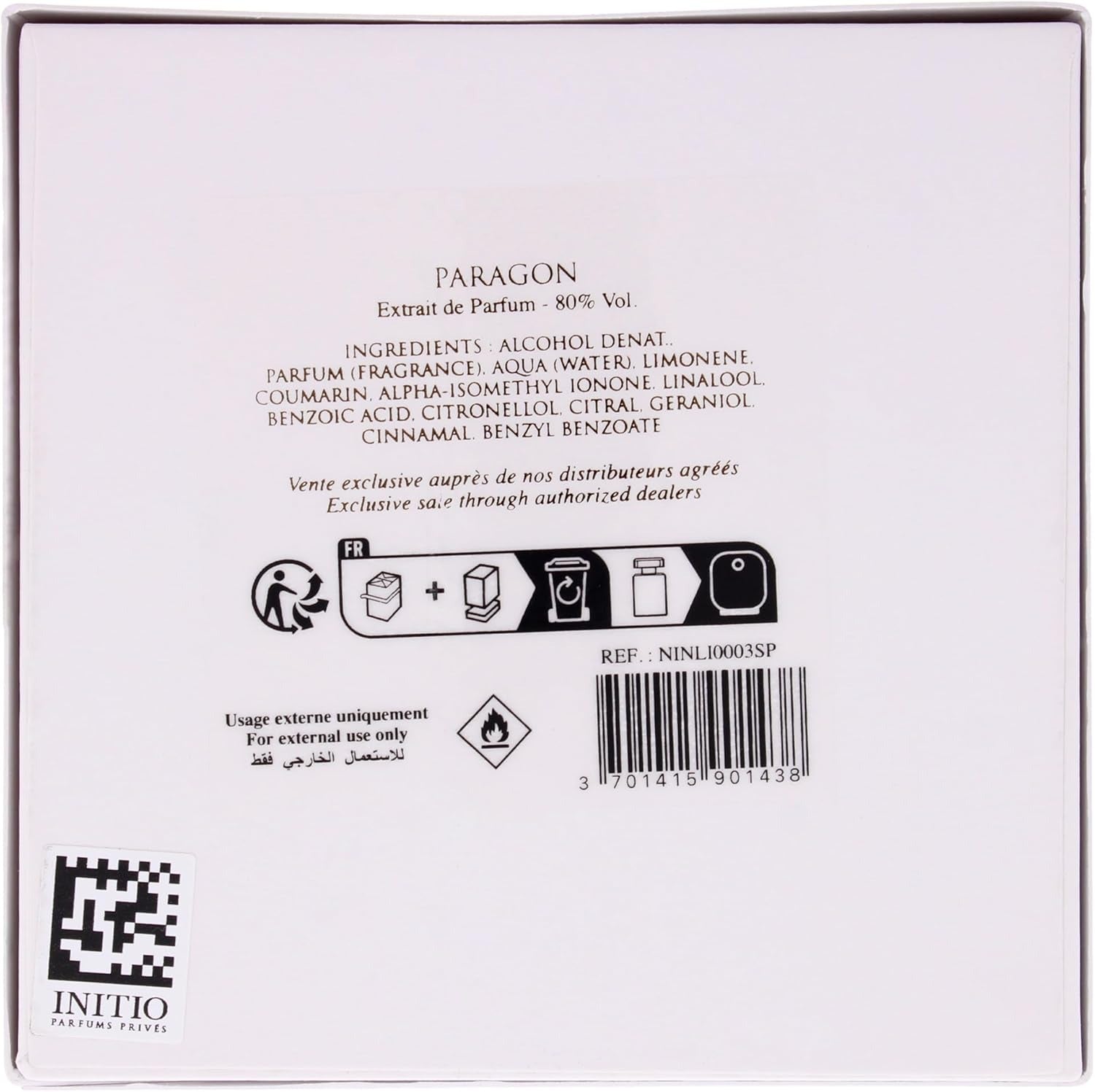 Initio Paragon Eau De Parfum 90ml – Luxury Unisex Woody Aromatic Perfume