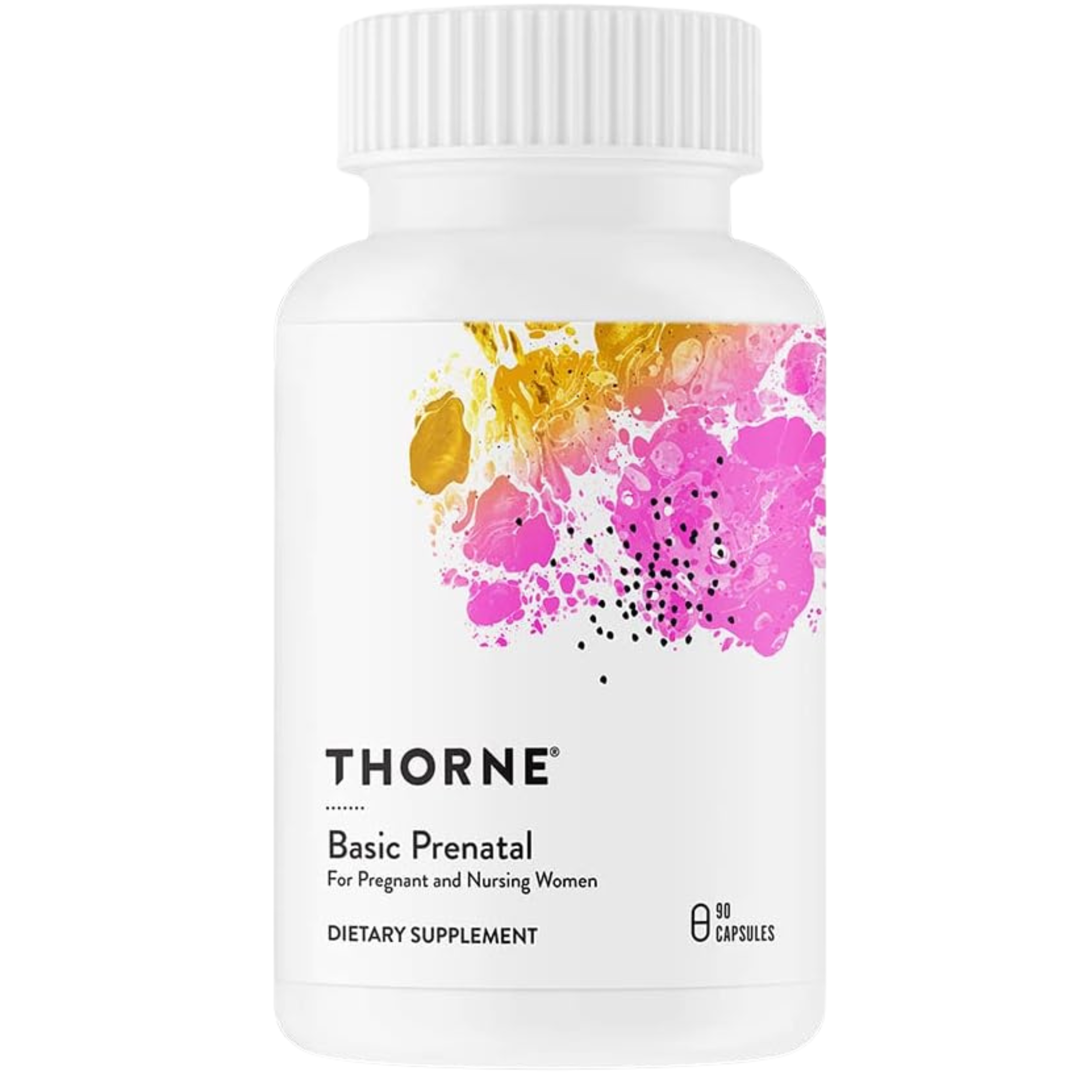 Thorne Basic Prenatal – Folate Multi with Choline for Pregnant and Nursing Women | 90 Capsules, 30 Servings