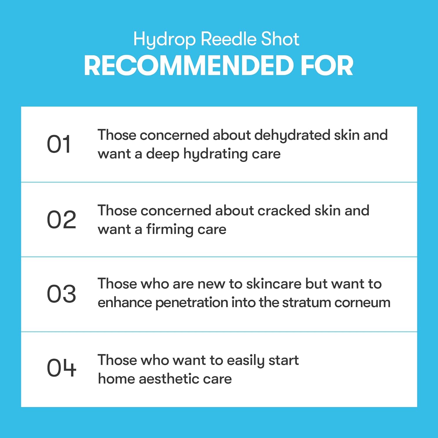 VT Hydrop Reedel Shot 100hL 50ml Smooth Cica Reedle K-Beauty