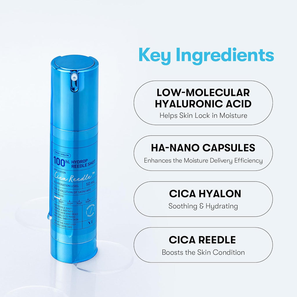 VT Hydrop Reedel Shot 100hL 50ml Smooth Cica Reedle K-Beauty
