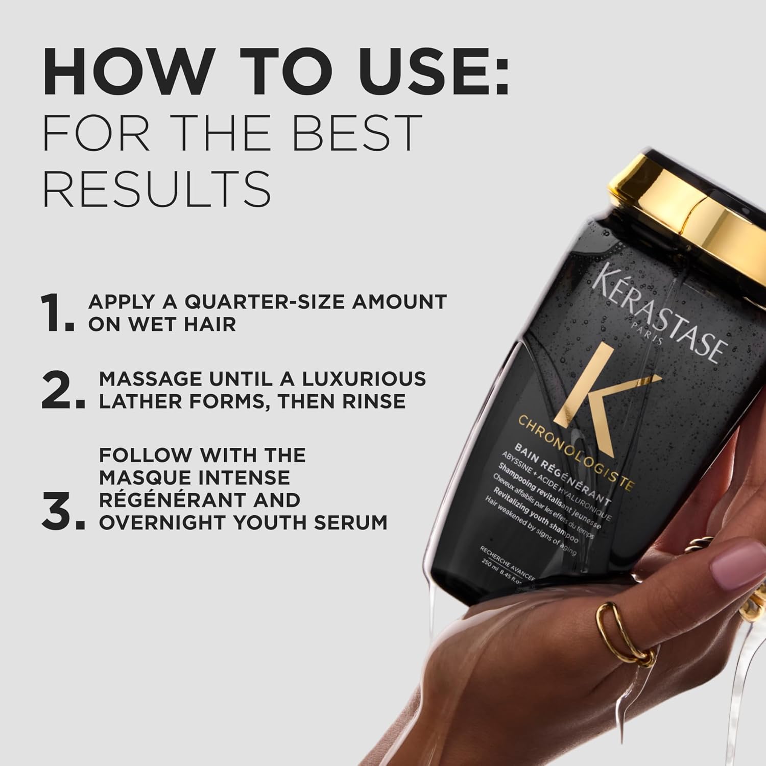 Kerastase Chronologiste Bain Regenerant Shampoo 250ml / 8.5oz SEALED