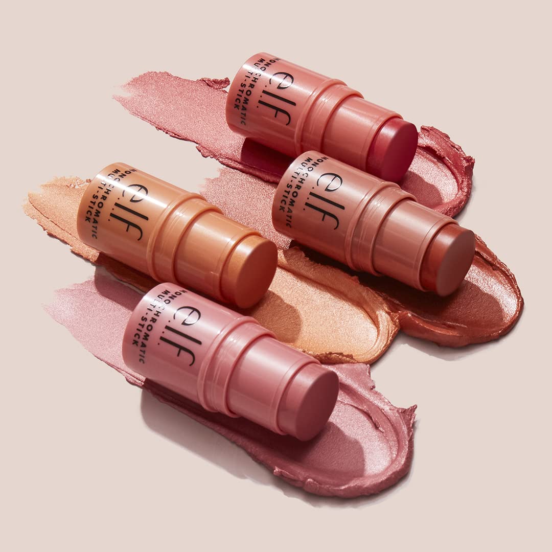 e.l.f. Monochromatic Multi Stick for Eyes Lips Cheeks – Dazzling Peony