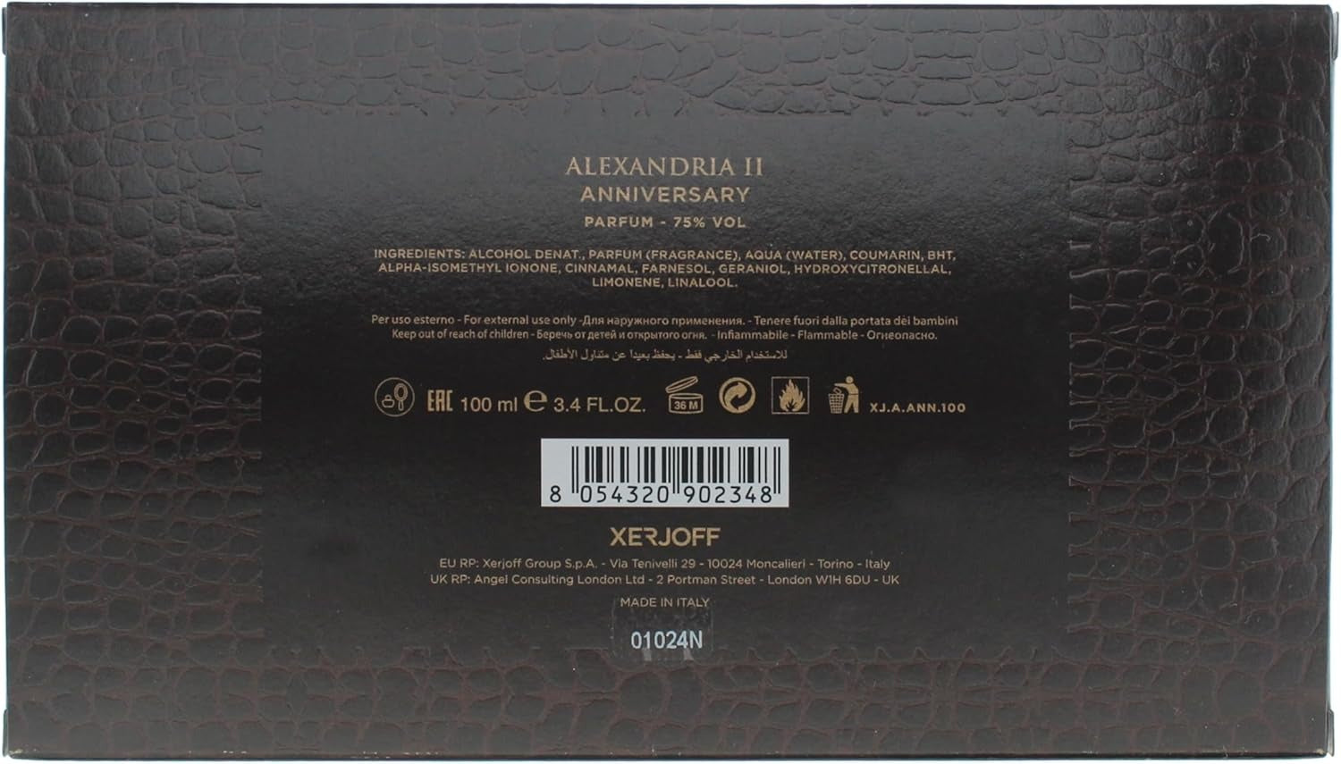 Xerjoff Alexandria II Anniversary Eau De Parfum 100ml – Luxury Unisex Oud Woody Perfume