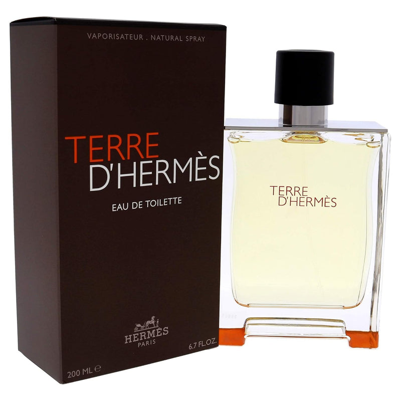 Hermès Terre d’Hermès Eau De Toilette Spray 6.7 oz / 200ml – Woody Citrus Men’s Cologne, Long-Lasting Luxury Fragrance