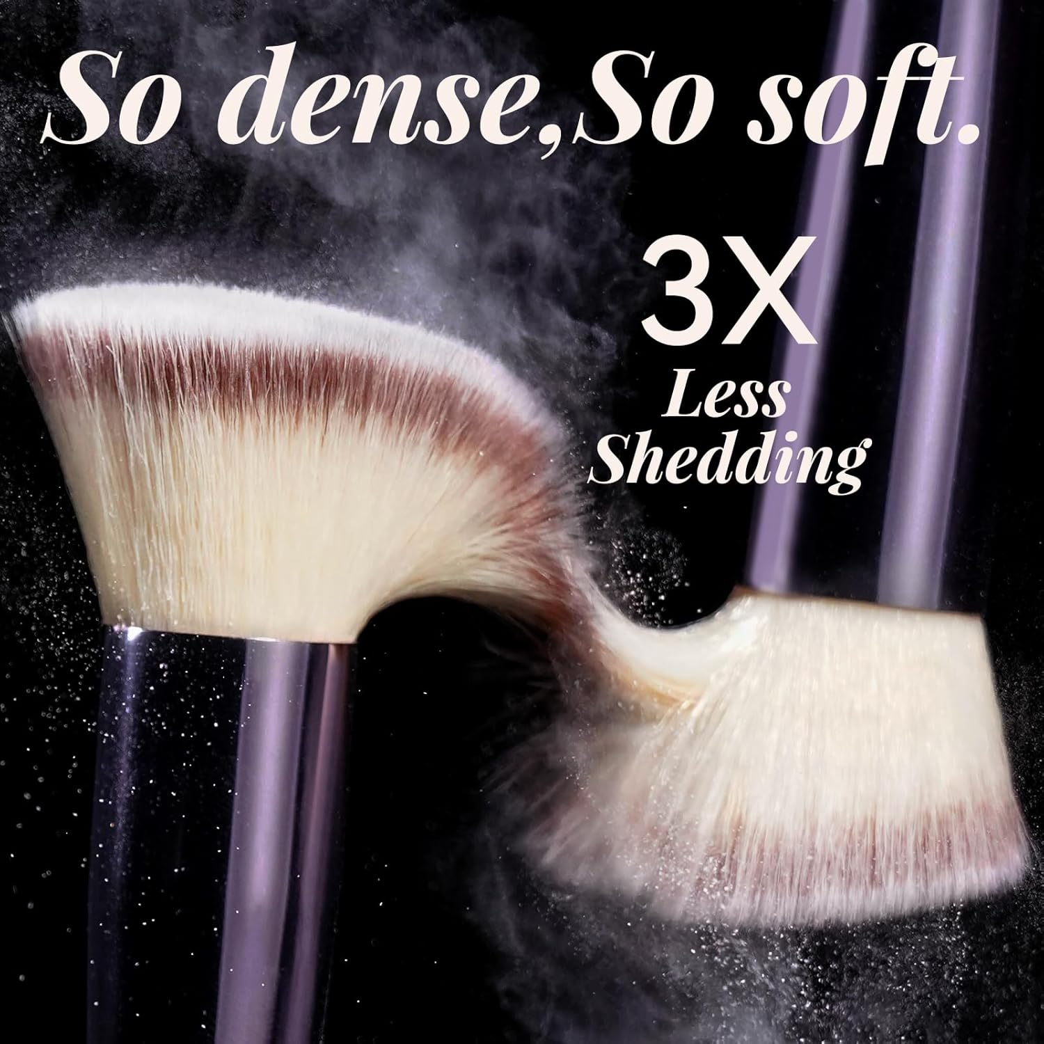 BS-MALL 18 Pcs Makeup Brush Set with Black Case – Synthetic Brushes