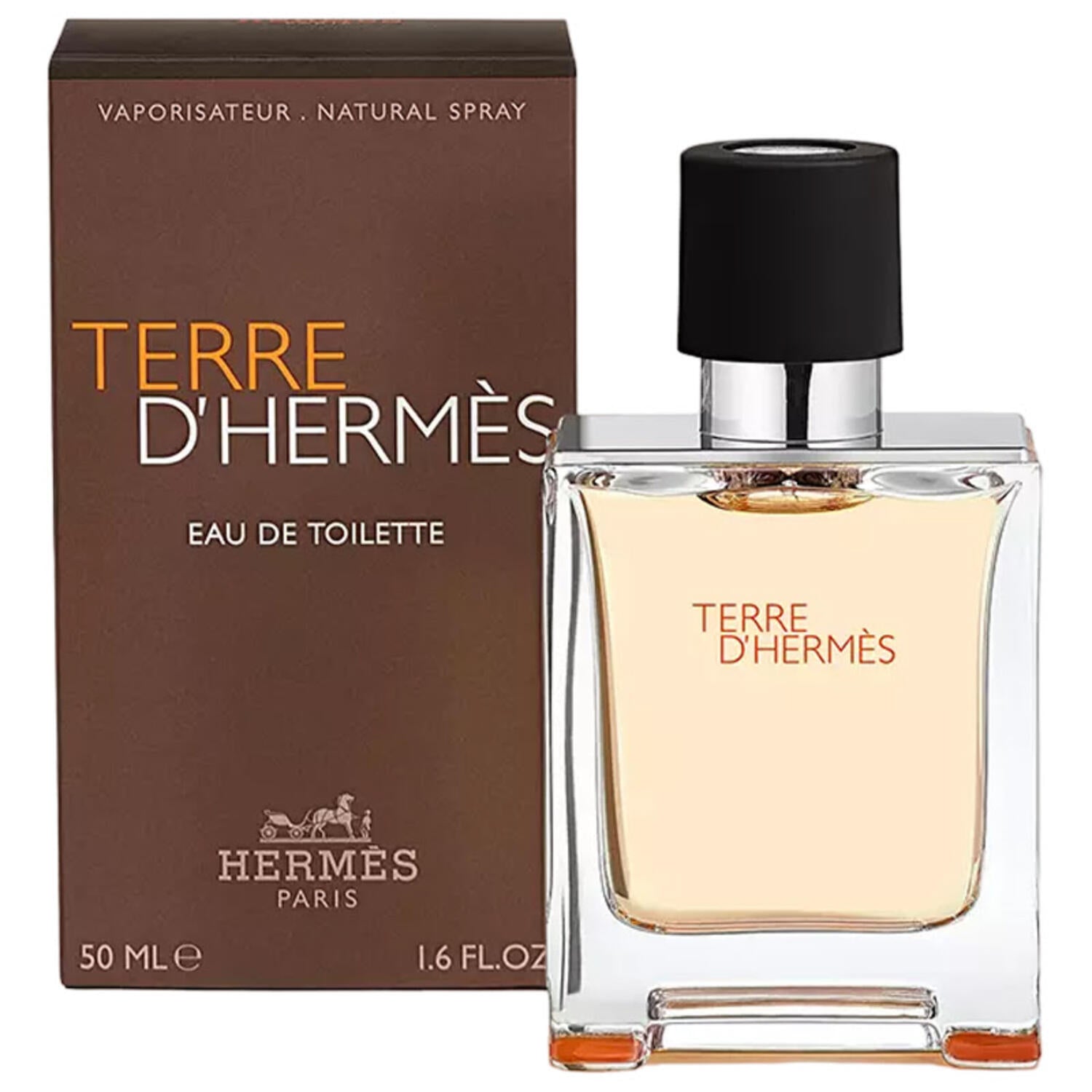 Hermès Terre d’Hermès Eau De Toilette Spray 3.3 oz / 100ml – Woody Citrus Men’s Cologne, Long-Lasting Luxury Fragrance